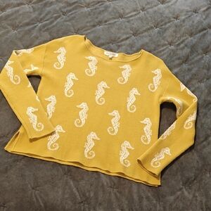 Workshop Republic Clothing Mustard Seahorse Sweater